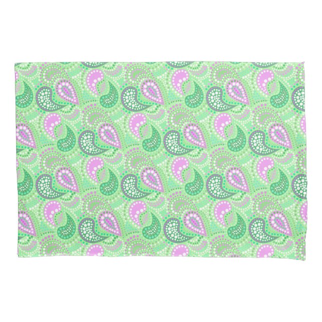 Turkish cucumbers abstract polka dot pattern  pillow case (Front)
