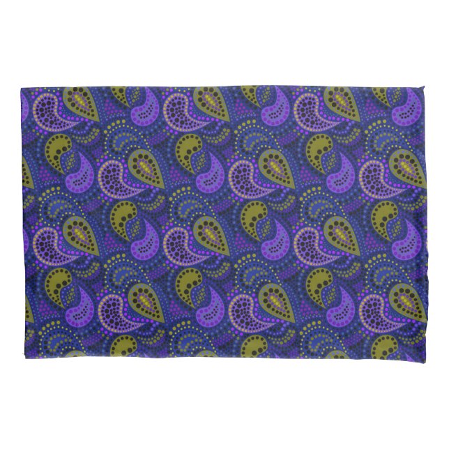 Turkish cucumbers abstract polka dot pattern   pillow case (Front)