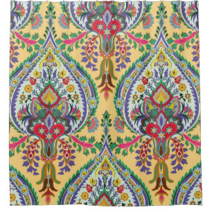 Turkish decorative seamless pattern. Vintage Islam Shower Curtain