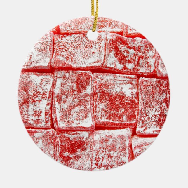 Turkish Delight Christmas Ornament (Front)