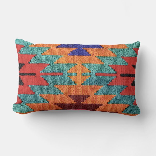 "Turkish Design Throw Pillow" Lumbar Pillow (Front)