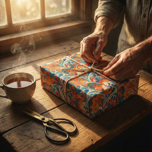 Turkish Ebru Water Marbling Art Paper