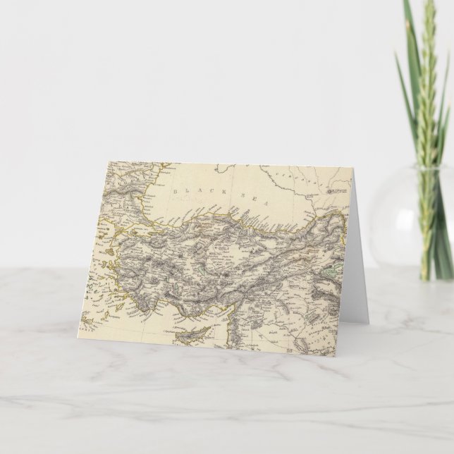 Turkish Empire, Greece Holiday Card (Front)