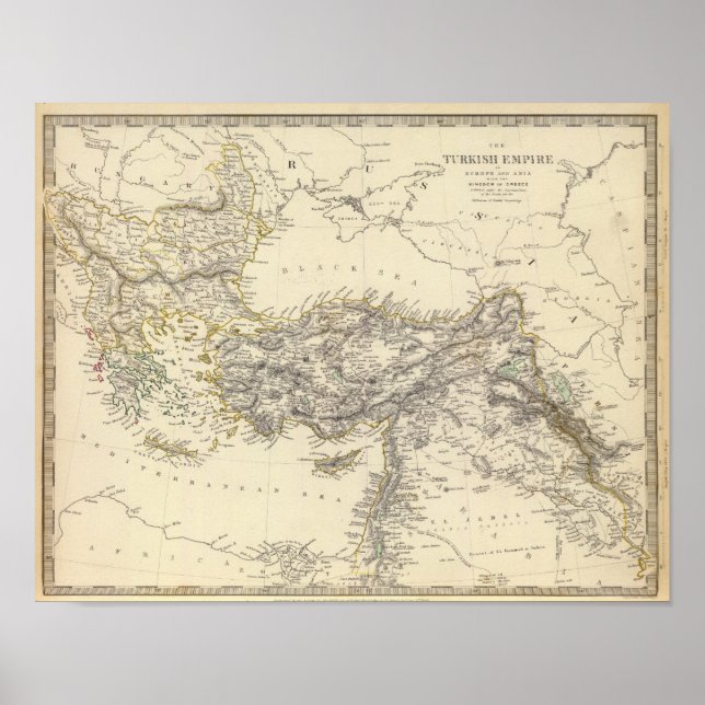 Turkish Empire, Greece Poster (Front)