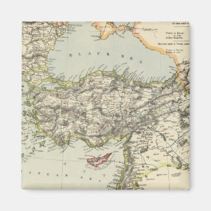 Turkish Empire, Greece, Romania Magnet