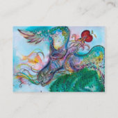 TURKISH FAIRY TALE / FLYING PHOENIX WITH APPLE BUSINESS CARD (Back)