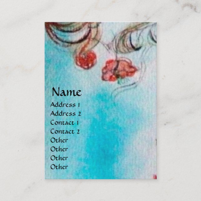 TURKISH FAIRY TALE Oriental Beauty,Fashion,Jewelry Business Card (Front)