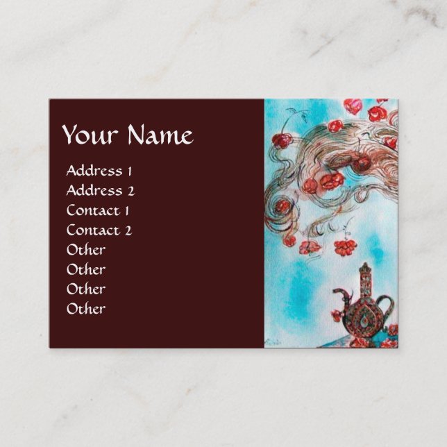 TURKISH FAIRY TALE Oriental Beauty,Fashion,Jewelry Business Card (Front)