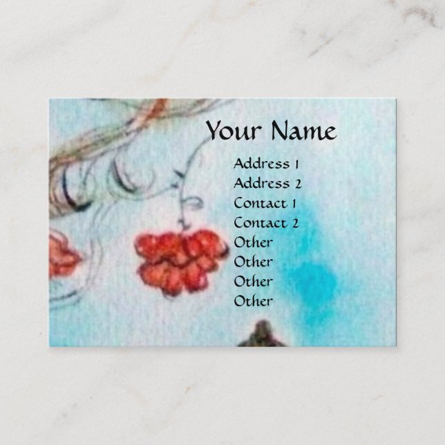 TURKISH FAIRY TALE Oriental Beauty,Fashion,Jewelry Business Card (Front)