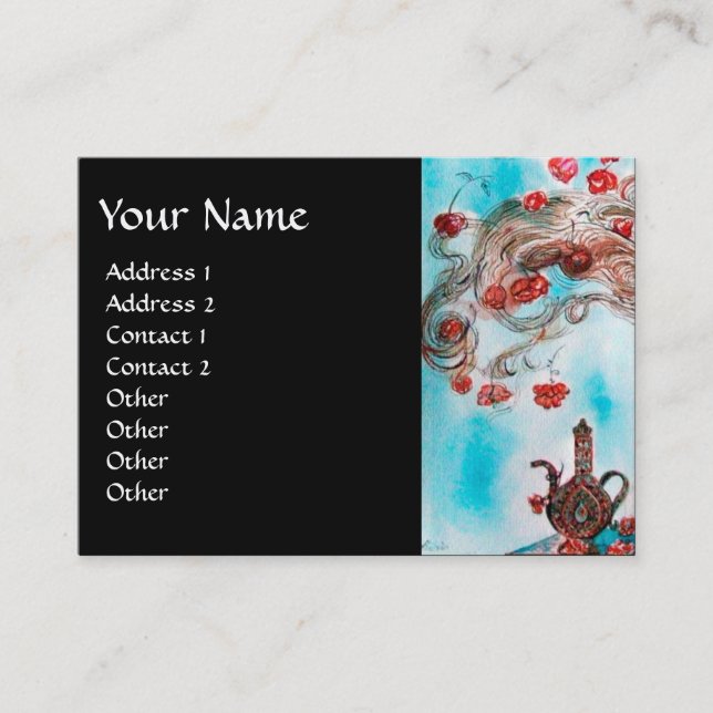 TURKISH FAIRY TALE Oriental Beauty,Fashion,Jewelry Business Card (Front)