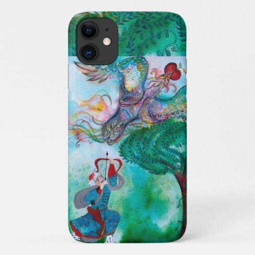 TURKISH FAIRY TALE  PHOENIX AND ARCHER Teal Green iPhone 11 Case