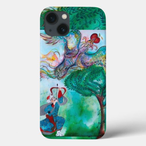 TURKISH FAIRY TALE  PHOENIX AND ARCHER Teal Green iPhone 13 Case