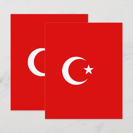 Turkish flag (Front/Back)