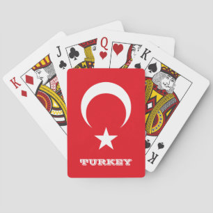 Turkish Flag Games, Turkey Playing Cards