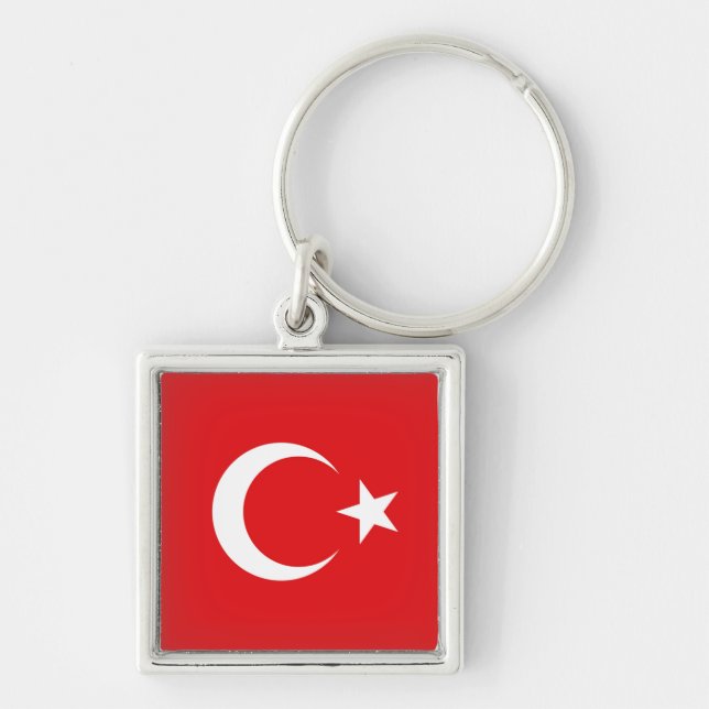 Turkish flag keychain (Front)