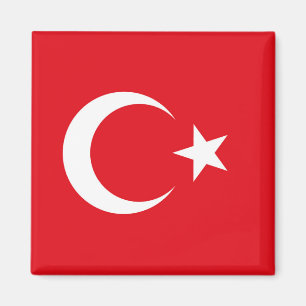 Turkish flag magnet