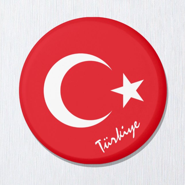 Turkish flag Magnet, Türkiye holiday Magnet (Creator Uploaded)