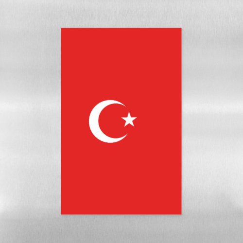 Turkish flag magnetic dry erase sheet