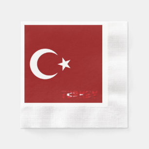 Turkish flag        napkins