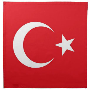Turkish Flag on MoJo Napkin
