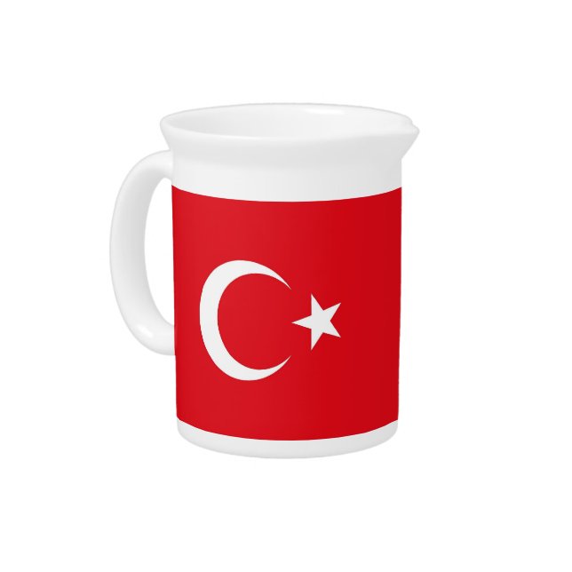 Turkish Flag on Pitcher (Left)