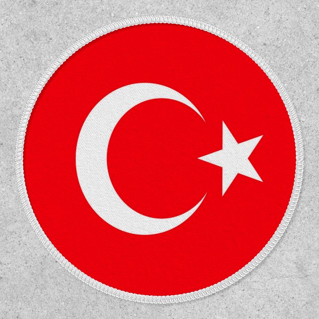 Turkish flag patch (Front)