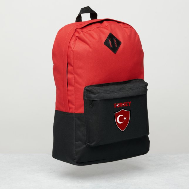 Turkish flag port authority® backpack (Left Corner)