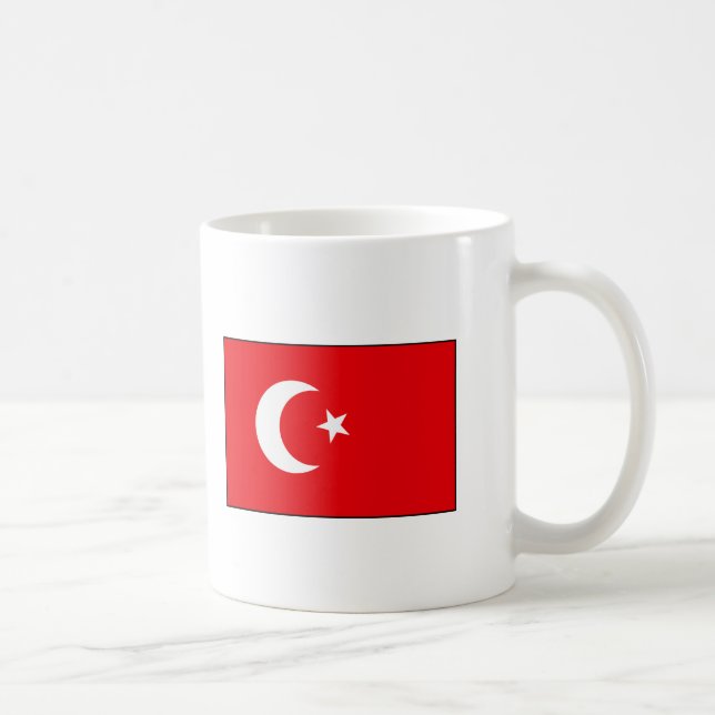 Turkish Flag T-shirts and Gifts Coffee Mug (Right)