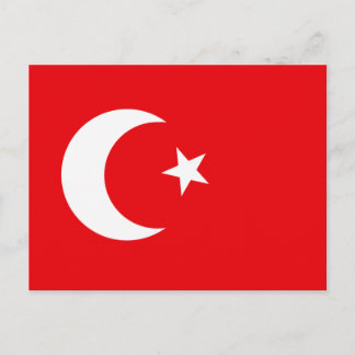 Turkish Flag T-shirts and Gifts Postcard