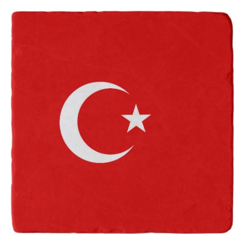 Turkish flag trivet