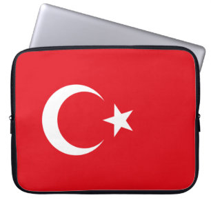 Turkish Flag (Turkey) Laptop Sleeve