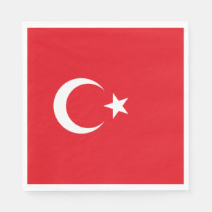 Turkish Flag (Turkey) Napkins