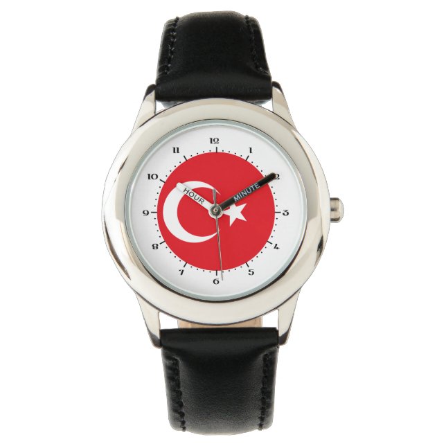 Turkish flag watch (Front)