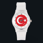 Turkish Flag watch, Turkey fashion /design watch<br><div class="desc">WATCH: Turkish Flag fashion watch & Turkey design - love my country,  travel,  holiday,  patriots / sports fans</div>