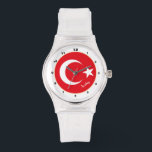 Turkish Flag watch, Turkey fashion /design watch<br><div class="desc">WATCH: Turkish Flag fashion watch & Turkey design - love my country,  travel,  holiday,  patriots / sports fans</div>