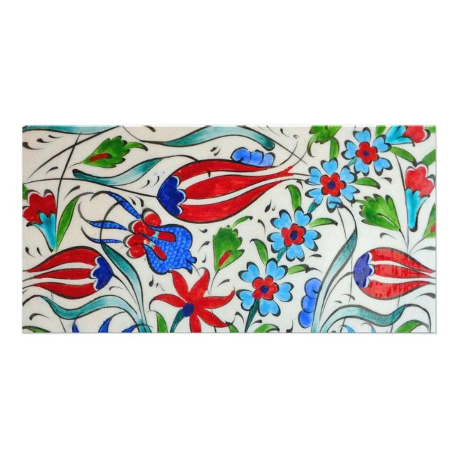 Turkish floral design card (Front)