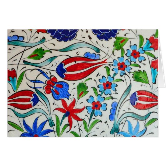 Turkish floral design cards (Front Horizontal)