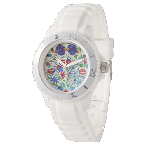 Turkish floral design wrist watch