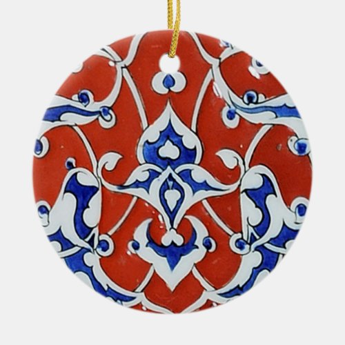 Turkish floral tiles ceramic ornament