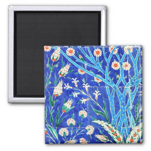 Turkish floral tiles magnet