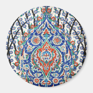 Turkish floral tiles magnet