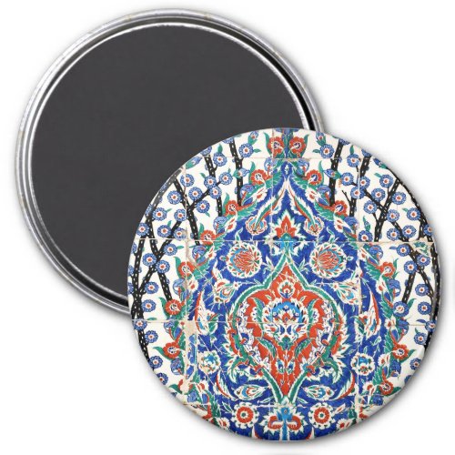 Turkish floral tiles magnet