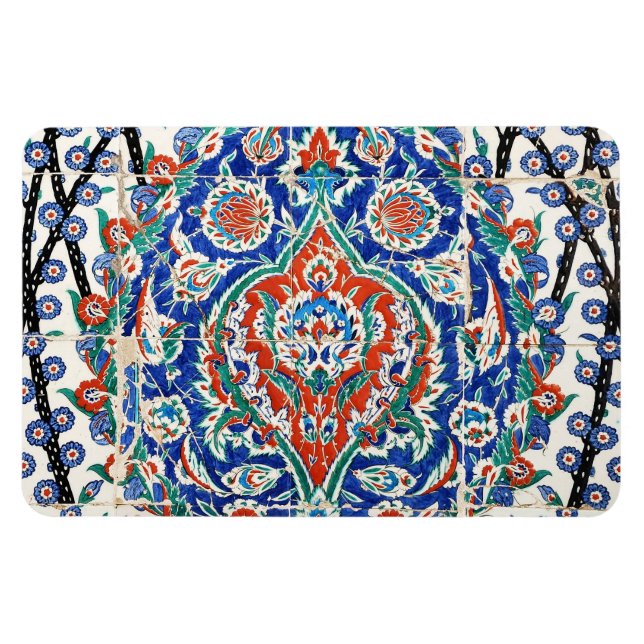 Turkish floral tiles magnet (Horizontal)