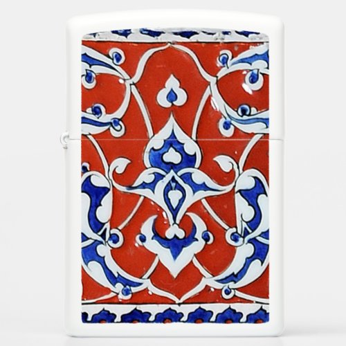 Turkish floral tiles zippo lighter