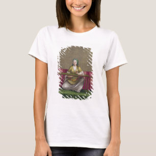 Turkish Girl, embroidering, 18th century (engravin T-Shirt