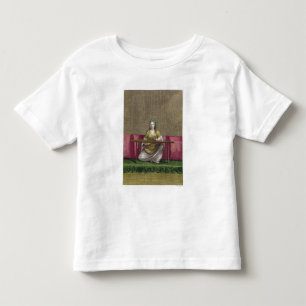 Turkish Girl, embroidering, 18th century (engravin Toddler T-shirt