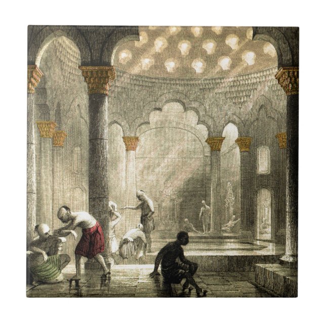 Turkish Hamam Ceramic Tile (Front)