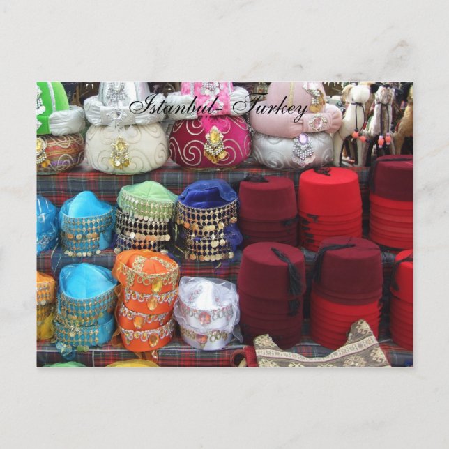 Turkish Hats Postcard (Front)