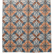 Turkish Inspired: Textured Navy & Terracotta