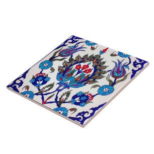 Turkish Iznik Ceramic Tile. Tile